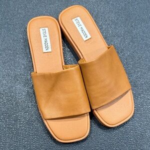 Steve Madden Brown Slide Sandals for Women